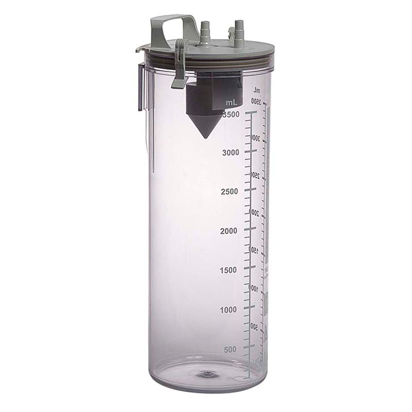 Frasco de Aspiración de Secreciones HERSILL PC4 / 4 L Policarbonato